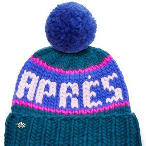 The Apres Beanie ~ Navy Forest Multi